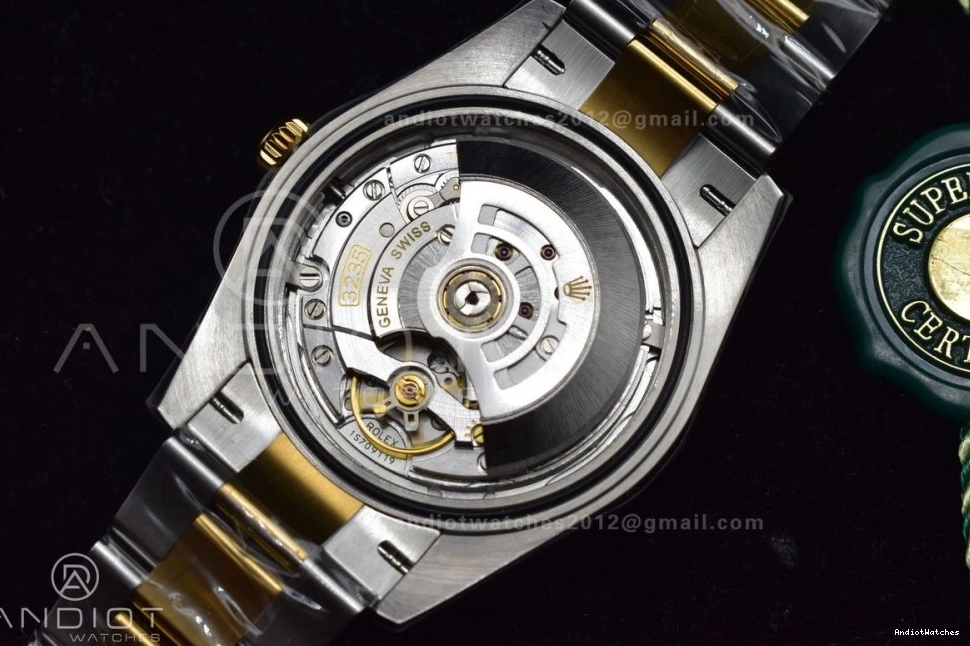 White 1:1 904L YG Dial DateJust 41 599 on VS ModernLook VSF Oyster 126333 SS Best Edition Bracelet 0405